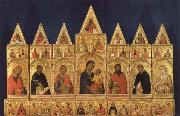 Simone Martini Madonna with Child and Saints oil painting